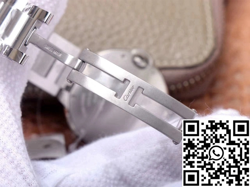 Colorful Cartier Ballon Bleu W4BB0017 V6 Factory White Dial 1396
