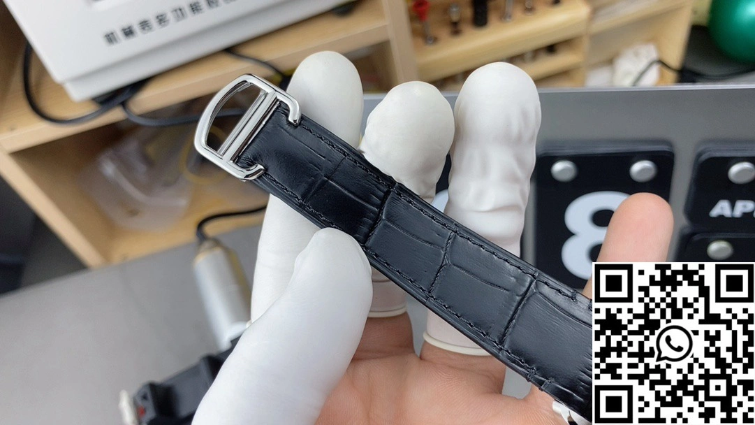 Packable Cartier De Santos CRWSSA0037 BV Factory Grey Dial Leather Band 1466