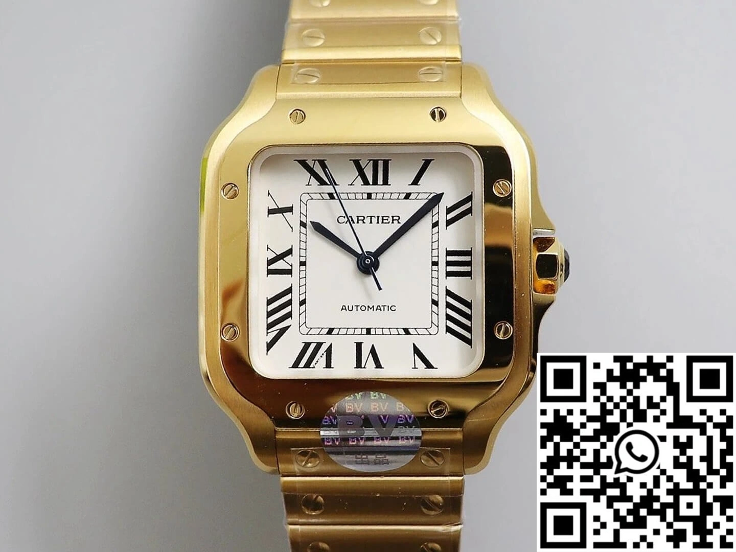 SunProtective Cartier De Santos W20112Y1 BV Factory Yellow Gold 1480