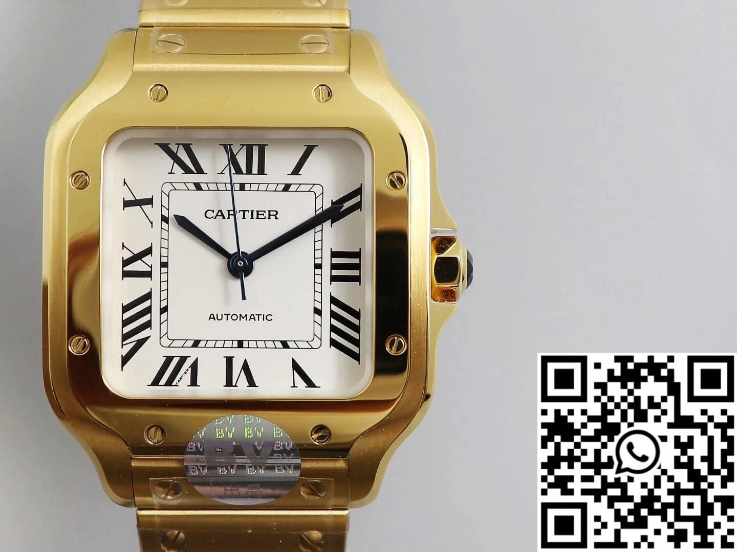 SunProtective Cartier De Santos W20112Y1 BV Factory Yellow Gold 1480