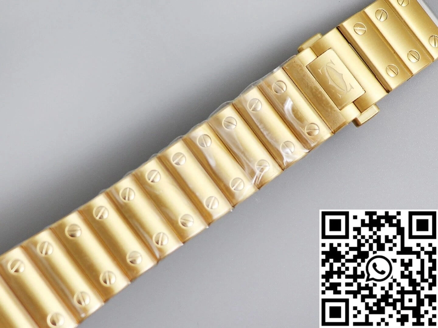 SunProtective Cartier De Santos W20112Y1 BV Factory Yellow Gold 1480
