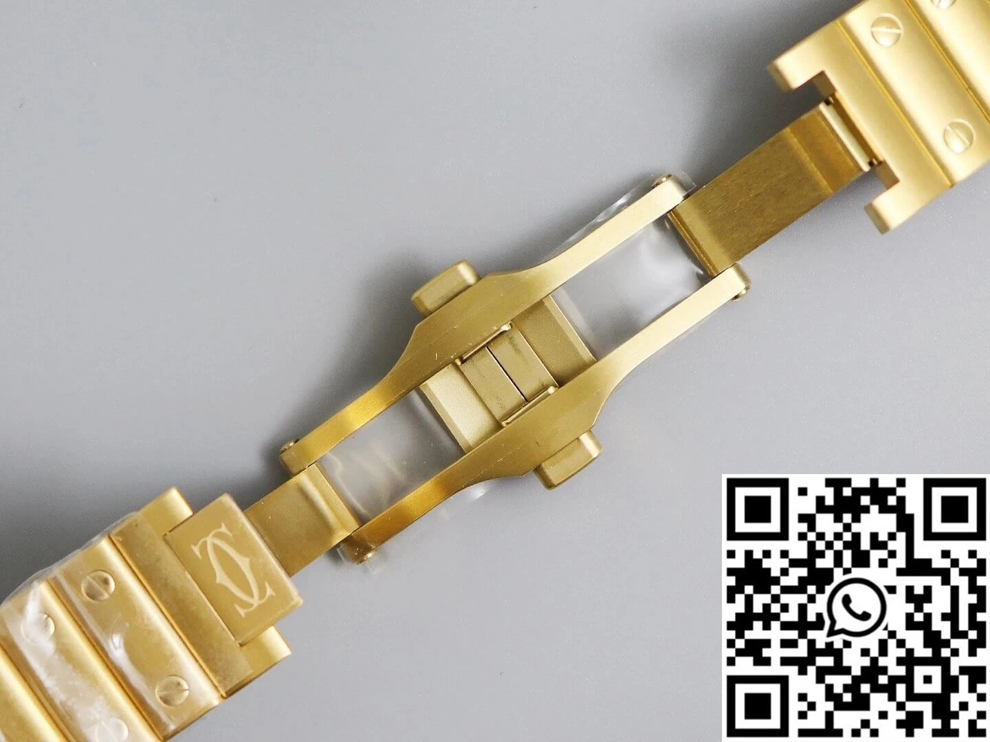 SunProtective Cartier De Santos W20112Y1 BV Factory Yellow Gold 1480