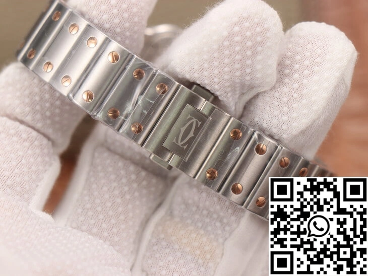 NewStyle Cartier De Santos W2SA0007 BV Factory White Dial 1452