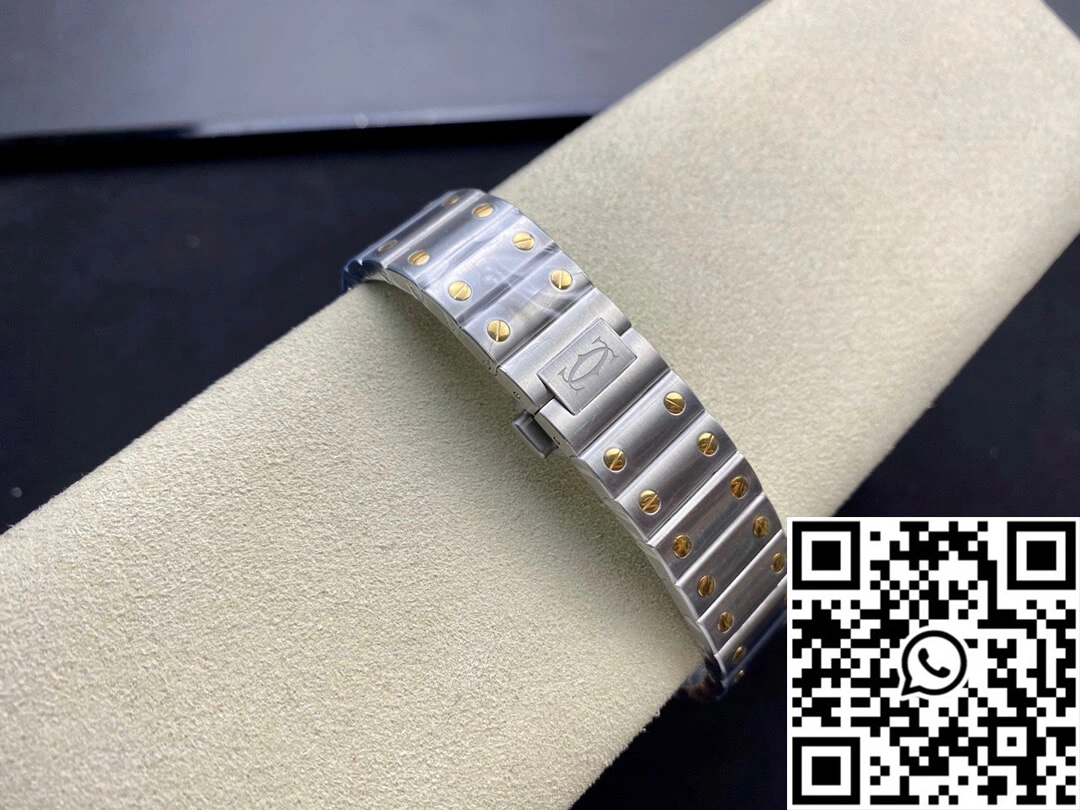 Cartier De Santos W2SA0016 35MM BV Factory White Dial Chic 1461