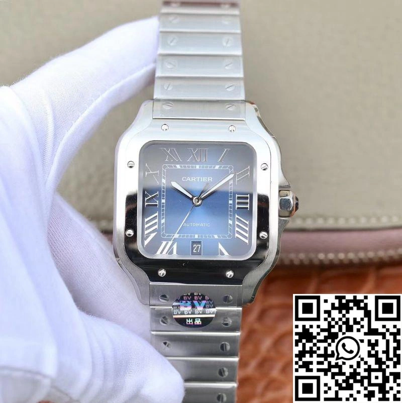 HighQuality Cartier De Santos WSSA0013 BV Factory Blue Dial 1482