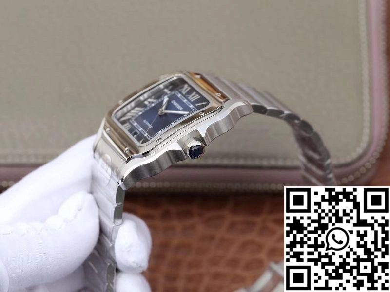 HighQuality Cartier De Santos WSSA0013 BV Factory Blue Dial 1482