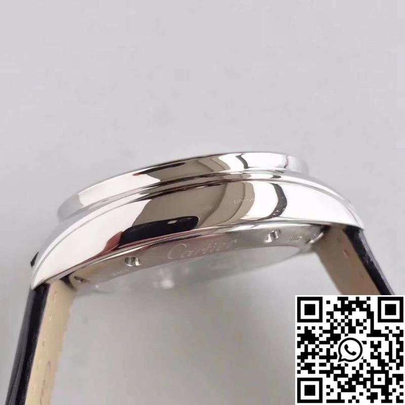 Unique Cartier Drive De Tourbillon W4100013 18K Rose Gold White Dial 1408