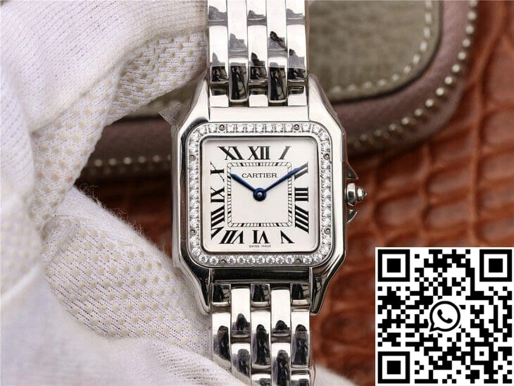 Cartier Panthere De Medium Ladies W4PN0008 GF Factory Silver Dial Bright 1415