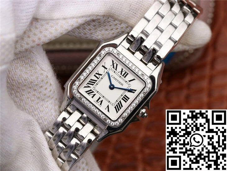 Cartier Panthere De Medium Ladies W4PN0008 GF Factory Silver Dial Bright 1415