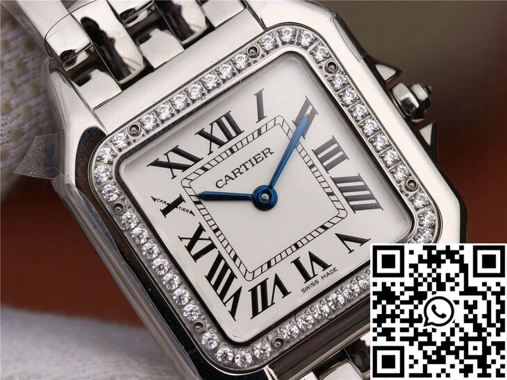 Cartier Panthere De Medium Ladies W4PN0008 GF Factory Silver Dial Bright 1415