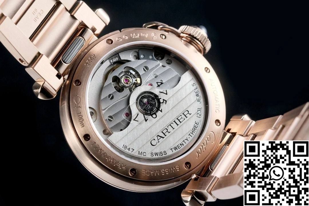 Cartier Pasha CRWGPA0014 AF Factory 35mm Rose Gold Silver Dial Timeless 1438
