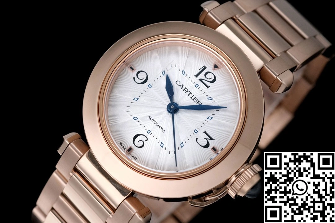 Cartier Pasha CRWGPA0014 AF Factory 35mm Rose Gold Silver Dial Timeless 1438