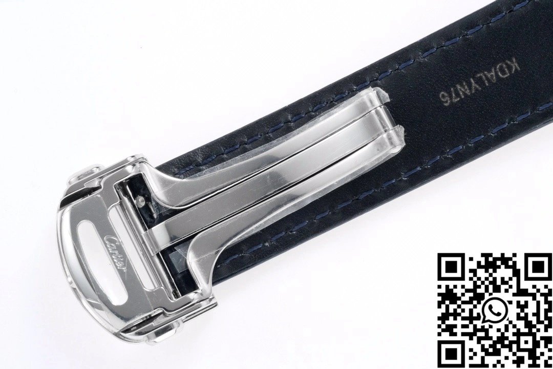 Cartier Pasha CRWGPA0018 AF Factory 30mm Silver Dial Black Leather Band EasyMatch 1439