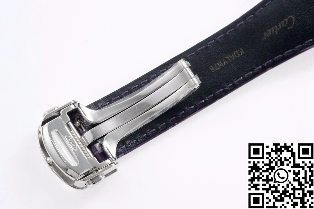 Cartier Pasha CRWGPA0018 AF Factory 30mm Silver Dial Purple Leather Band Soft 1433