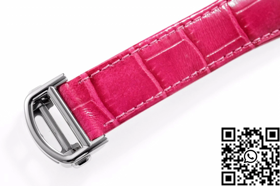 Cartier Pasha CRWGPA0018 AF Factory 30mm Silver Dial Red Leather Band Bold 1436