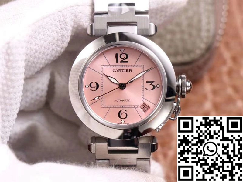 Cartier Pasha W31075M7 V9 Factory Pink Dial HighPerformance 1432