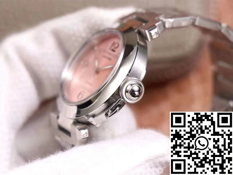 Cartier Pasha W31075M7 V9 Factory Pink Dial HighPerformance 1432
