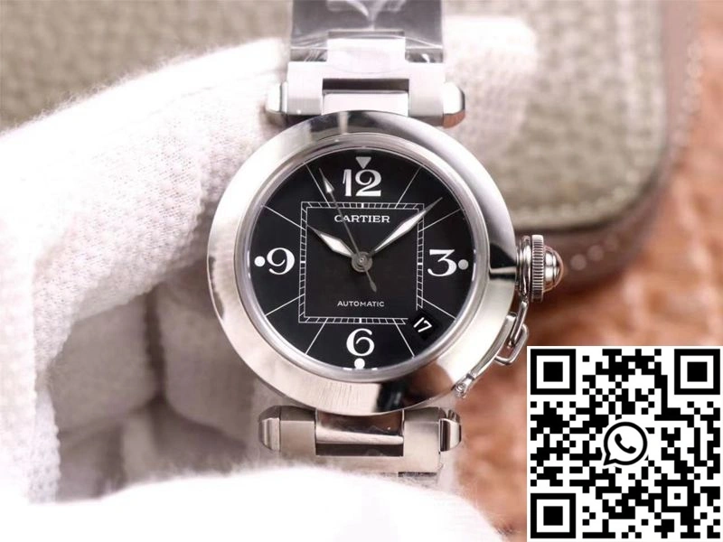 Cartier Pasha W31076M7 V9 Factory Black Dial WrinkleFree 1429