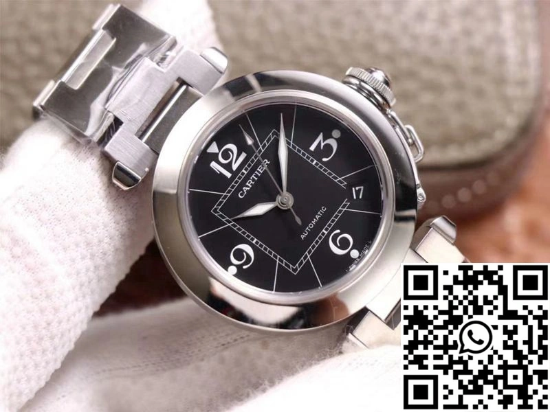 Cartier Pasha W31076M7 V9 Factory Black Dial WrinkleFree 1429