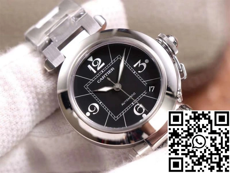 Cartier Pasha W31076M7 V9 Factory Black Dial WrinkleFree 1429
