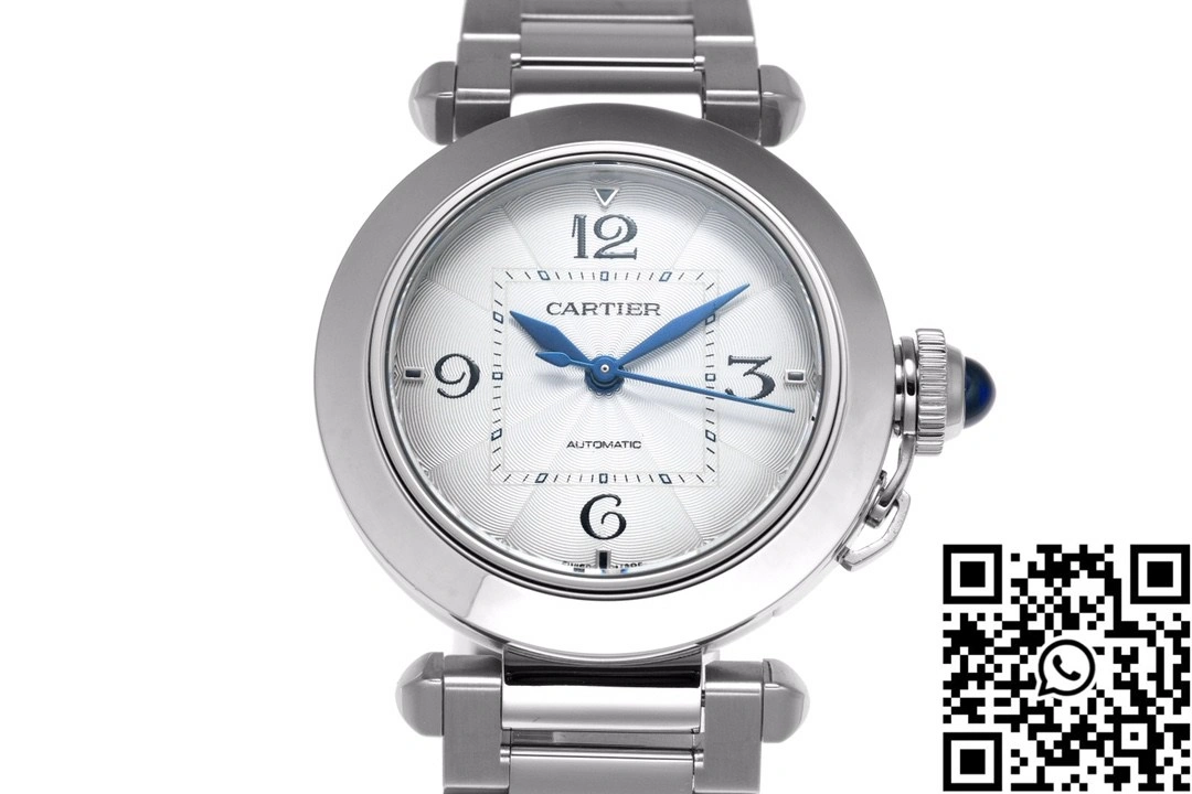 Cartier Pasha WSPA0013 AF Factory 35mm Stainless Steel Silver Dial Original 1437