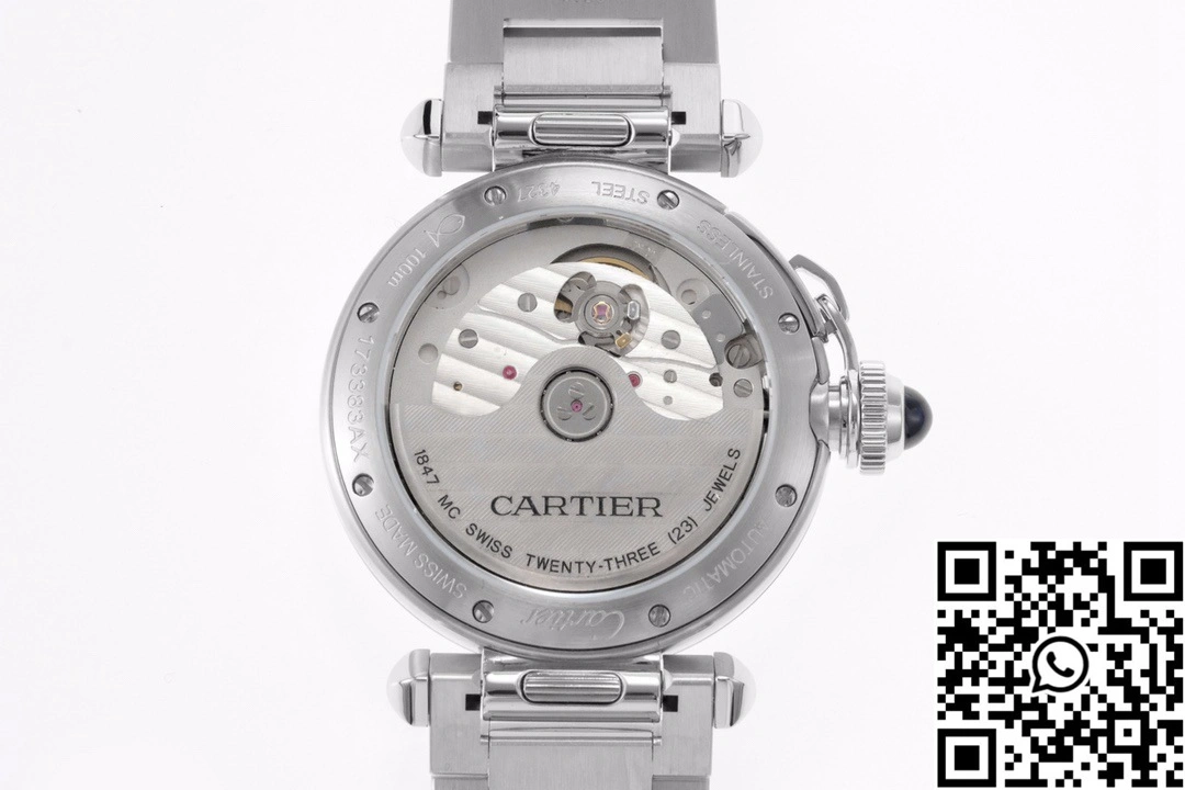 Cartier Pasha WSPA0013 AF Factory 35mm Stainless Steel Silver Dial Original 1437