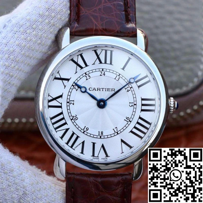 Cartier Ronde Louis 40MM TW Factory White Dial Resilient 1444