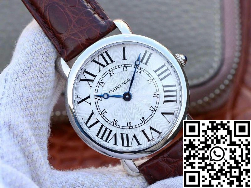 Cartier Ronde Louis 40MM TW Factory White Dial Resilient 1444
