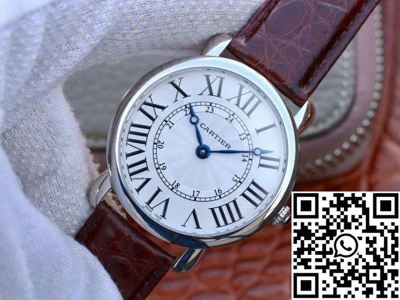 Cartier Ronde Louis 40MM TW Factory White Dial Resilient 1444