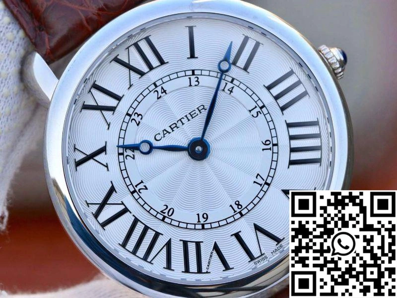 Cartier Ronde Louis 40MM TW Factory White Dial Resilient 1444