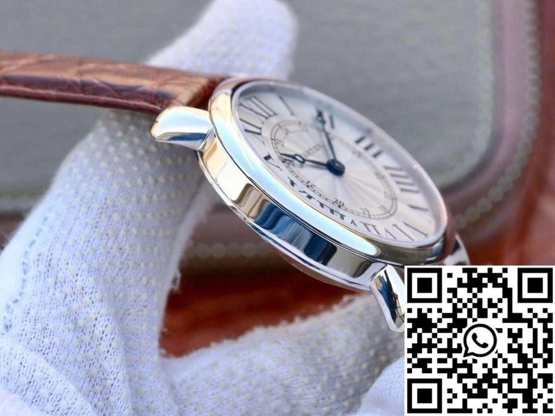 Cartier Ronde Louis 40MM TW Factory White Dial Resilient 1444