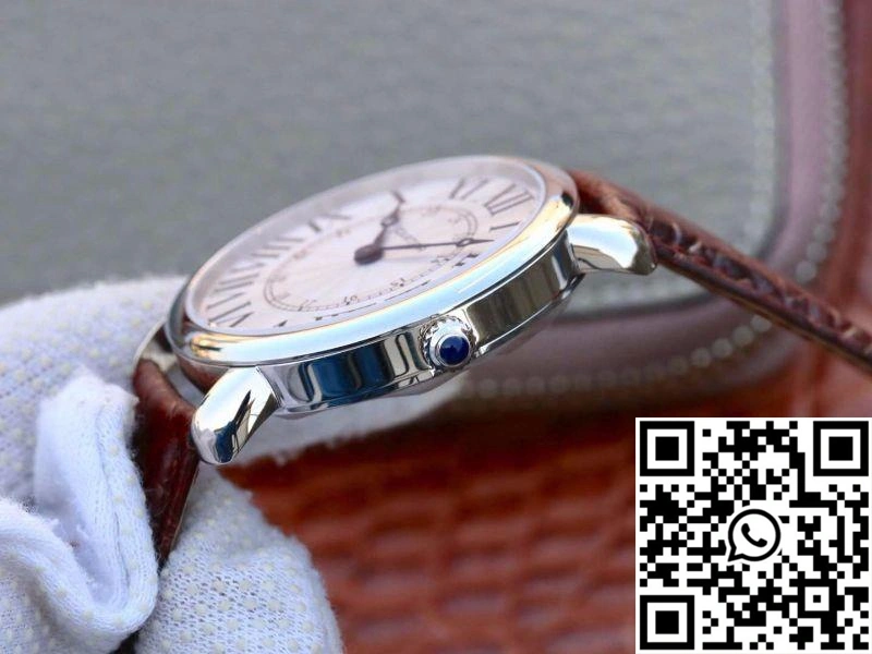 Cartier Ronde Louis 40MM TW Factory White Dial Resilient 1444