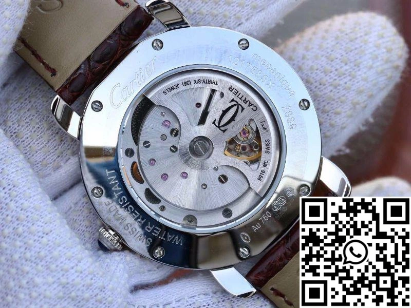 Cartier Ronde Louis 40MM TW Factory White Dial Resilient 1444