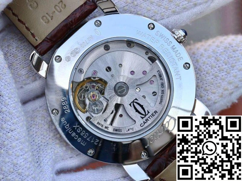 Cartier Ronde Louis 40MM TW Factory White Dial Resilient 1444