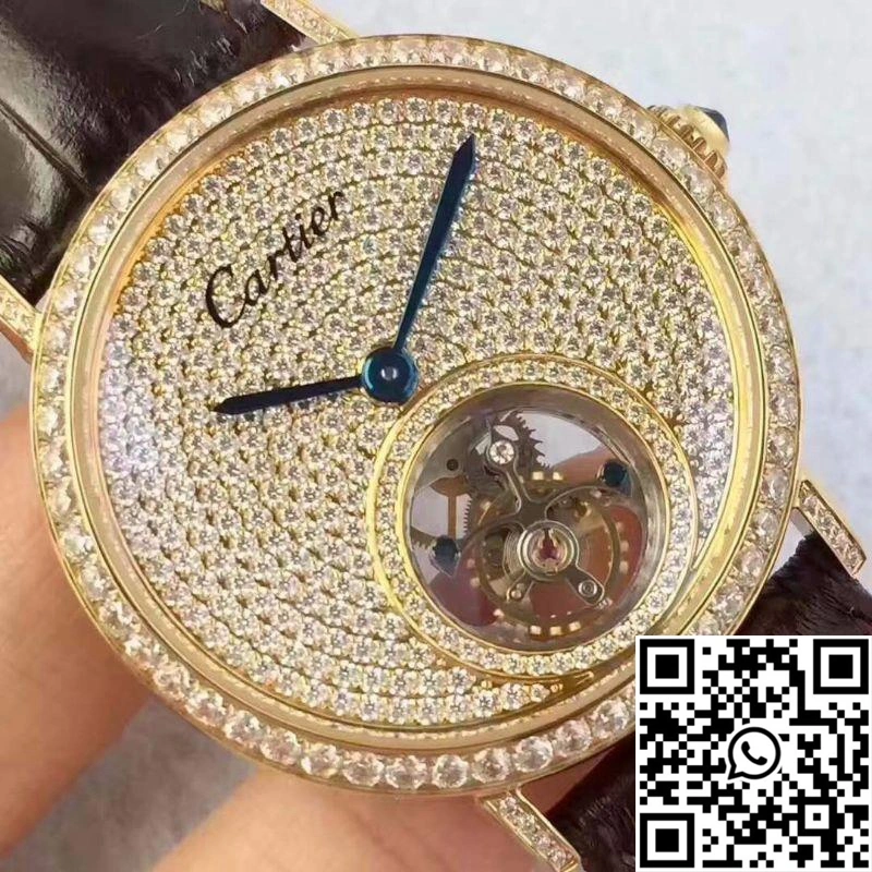Cartier Rotonde Tourbillon Diamonds Dial UrbanChic 1447