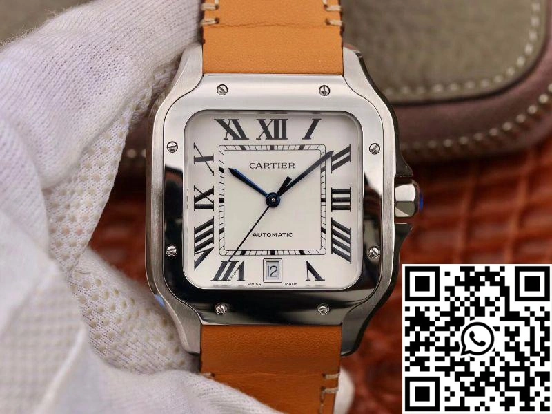 BestValue Cartier Santos De Cartier Large 2018 WSSA0009 KOR Factory White Dial 1449