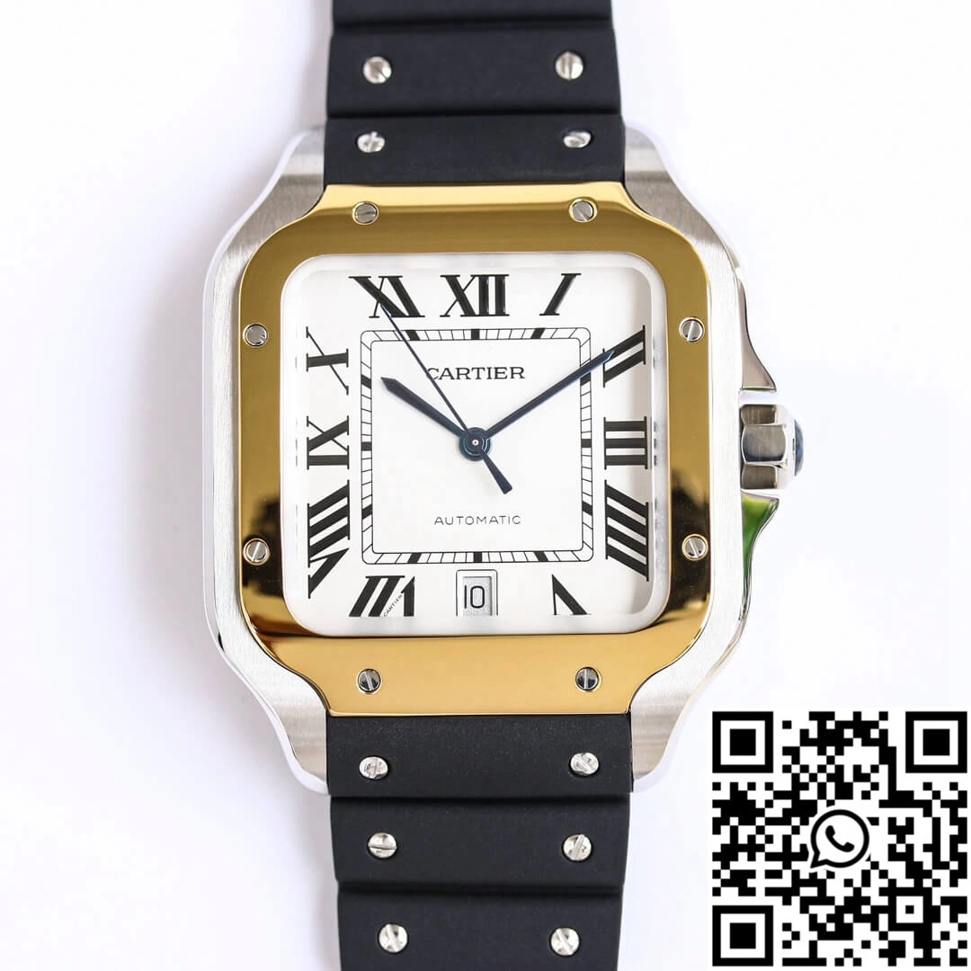 Cartier Santos W2SA0009 GF Factory V2 White Dial RelaxedFit 1453