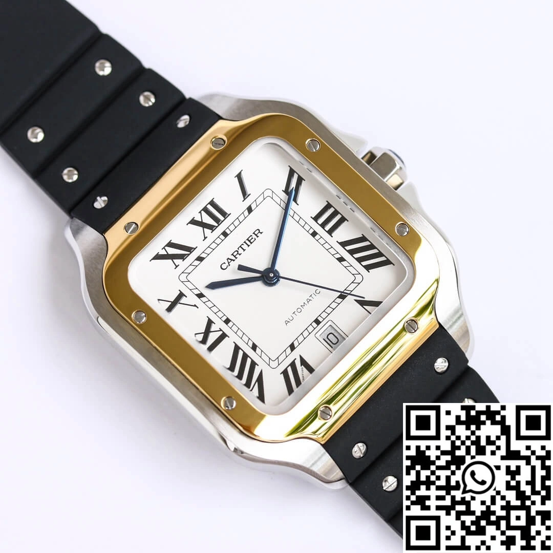 Cartier Santos W2SA0009 GF Factory V2 White Dial RelaxedFit 1453