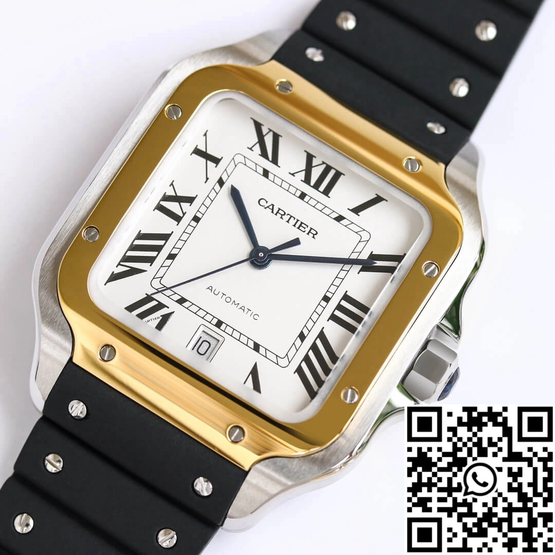 Cartier Santos W2SA0009 GF Factory V2 White Dial RelaxedFit 1453