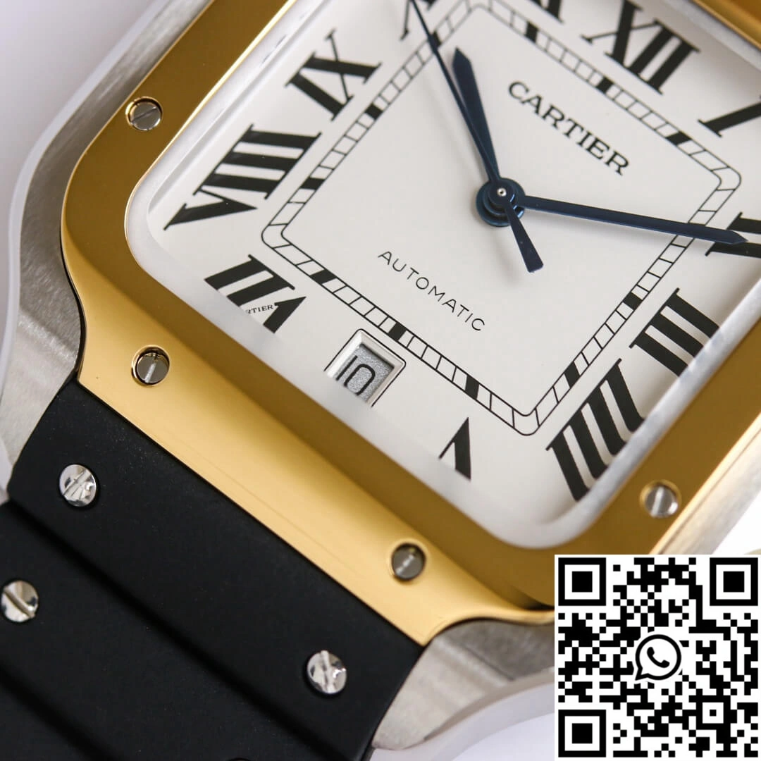 Cartier Santos W2SA0009 GF Factory V2 White Dial RelaxedFit 1453