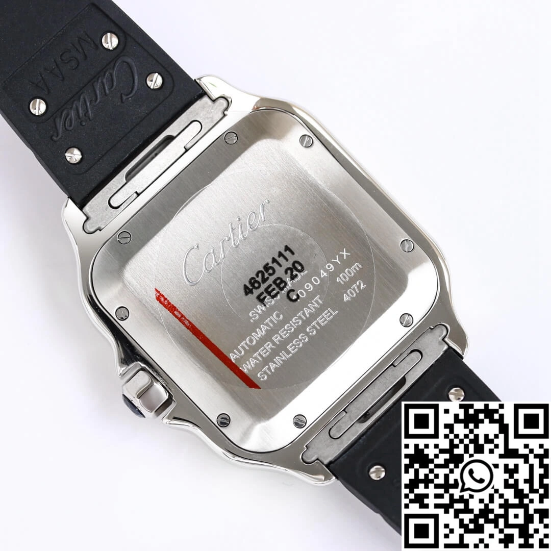 Cartier Santos W2SA0009 GF Factory V2 White Dial RelaxedFit 1453