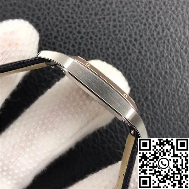 TimelessDesign Cartier Santos W2SA0012 Ladies Silver Dial 1471