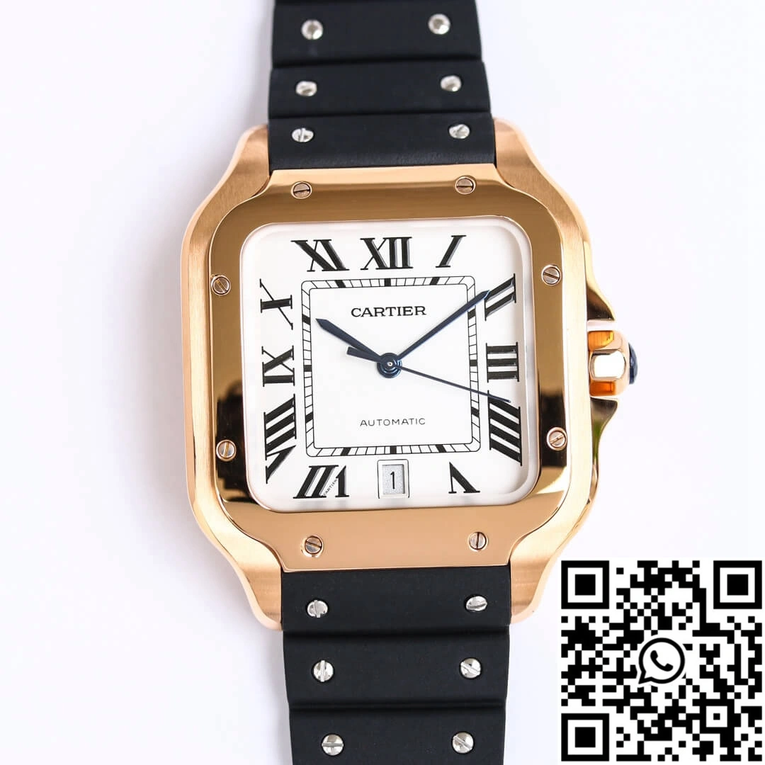 Lightweight Cartier Santos WGSA0007 GF Factory V2 Rose Gold Case 1487