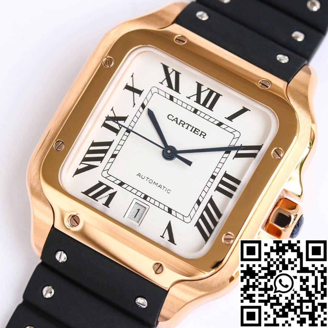Lightweight Cartier Santos WGSA0007 GF Factory V2 Rose Gold Case 1487