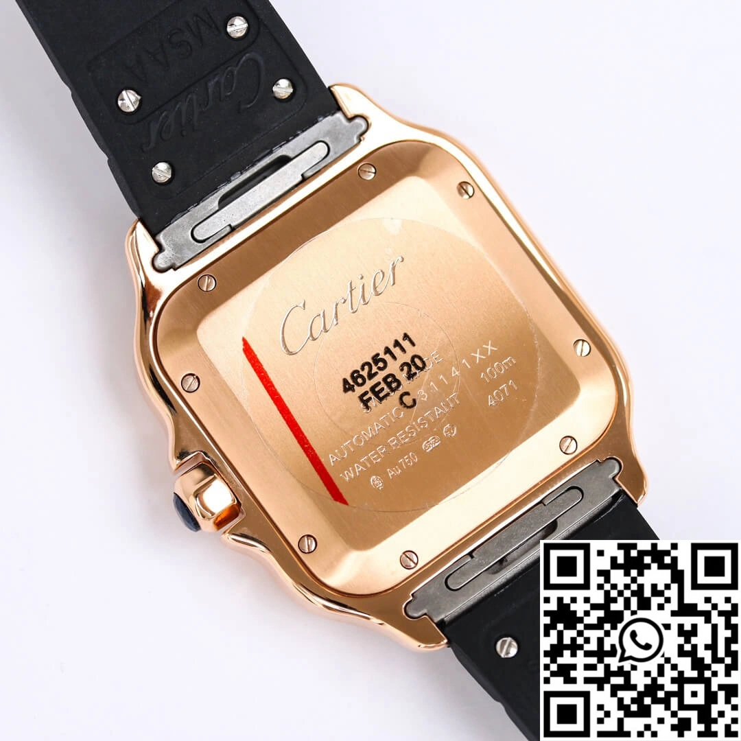 Lightweight Cartier Santos WGSA0007 GF Factory V2 Rose Gold Case 1487