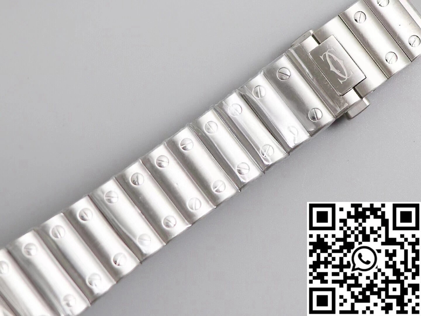 Unique Cartier Santos WSSA0009 BV Factory White Dial 1479