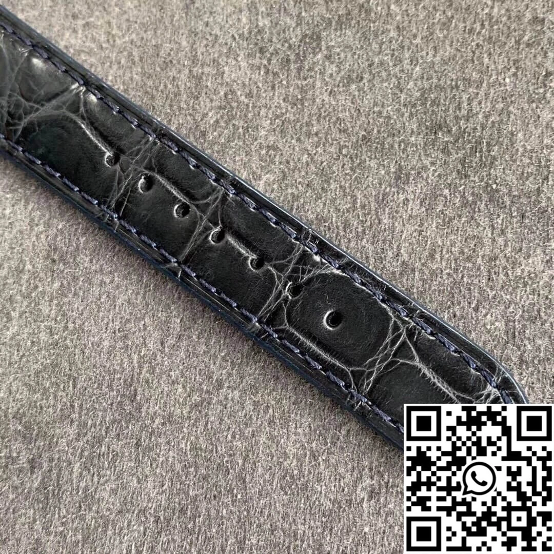 Soft Cartier Santos WSSA0022 Blue Cowhide Strap 1490