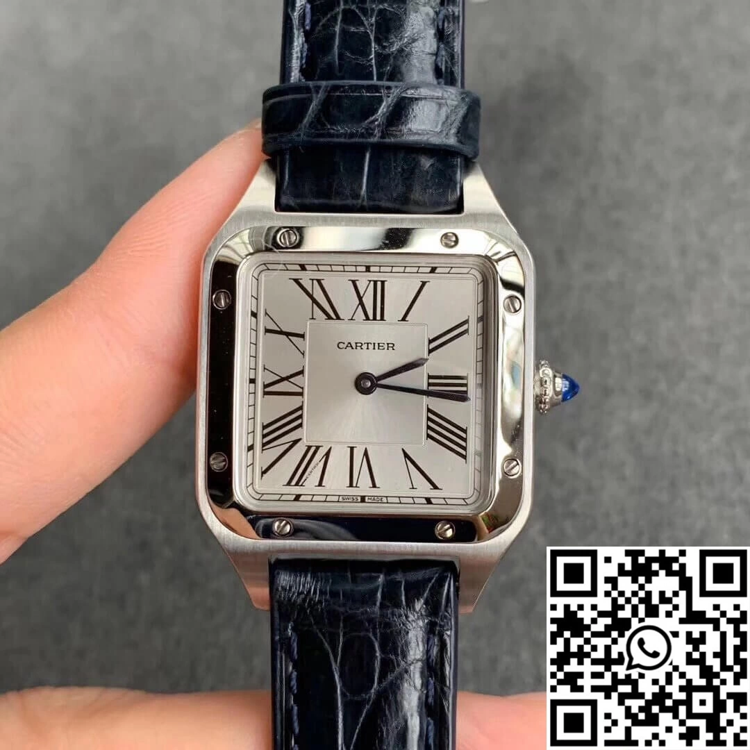 Cartier Santos WSSA0023 Ladies Silver Dial Unisex 1489