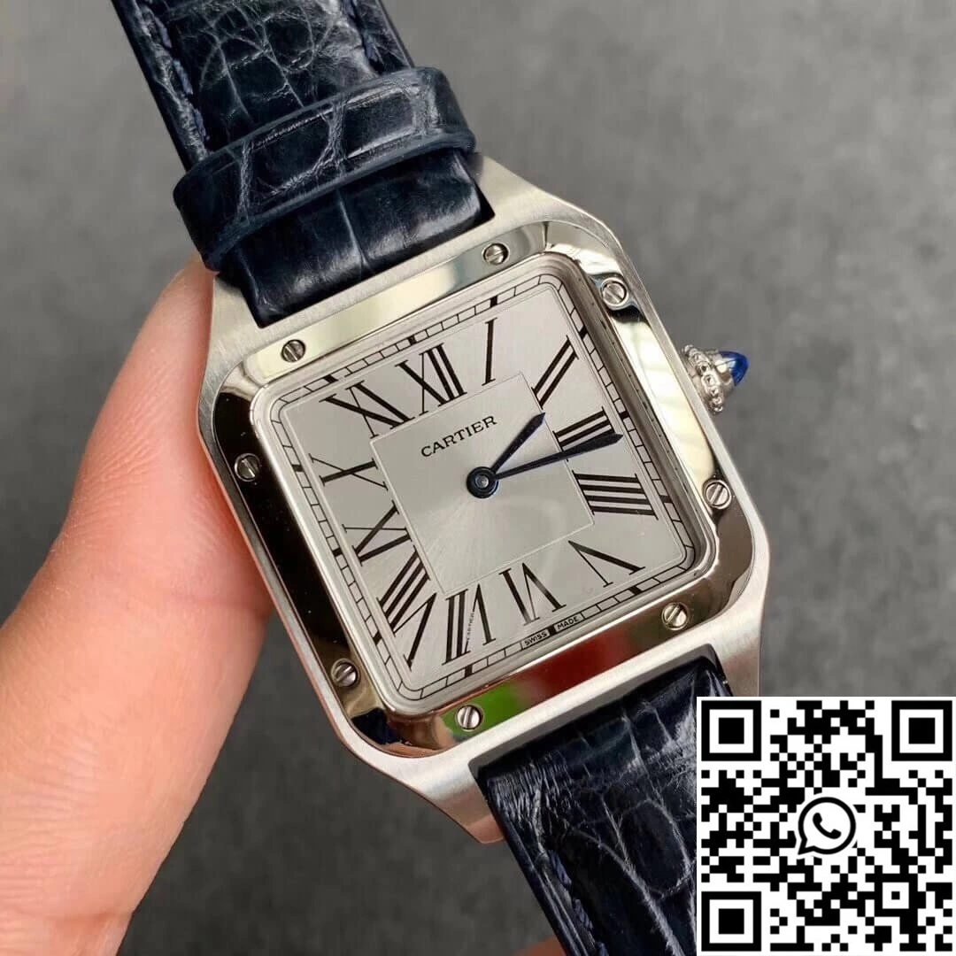 Cartier Santos WSSA0023 Ladies Silver Dial Unisex 1489
