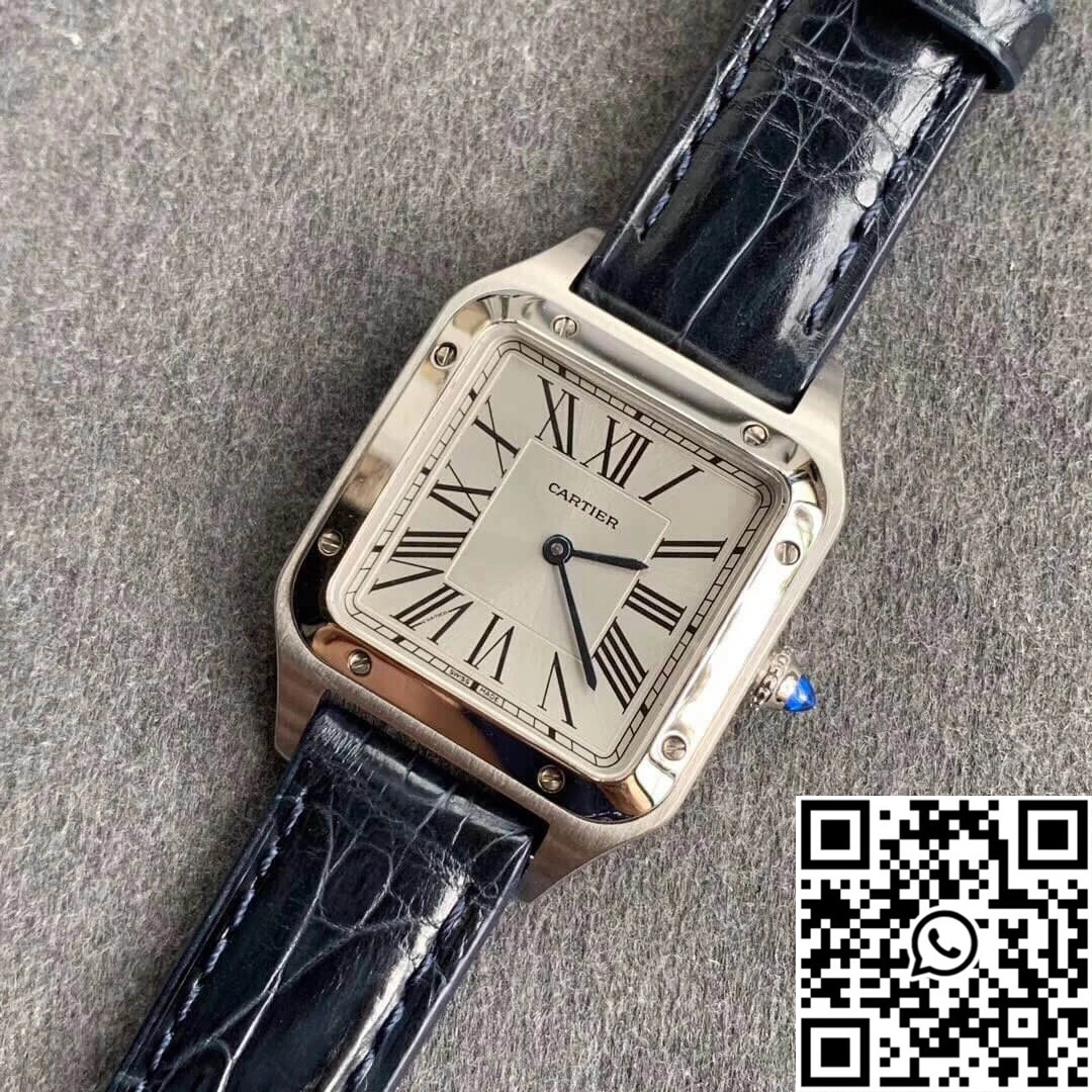 Cartier Santos WSSA0023 Ladies Silver Dial Unisex 1489